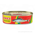 oval can for tuna sardine fish packing line